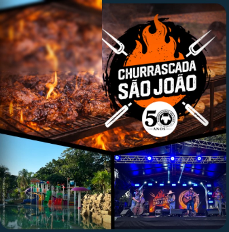 Programação Churrascada São João no Resort Fazenda São João